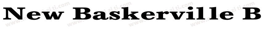 New Baskerville BQ Bold字体转换
